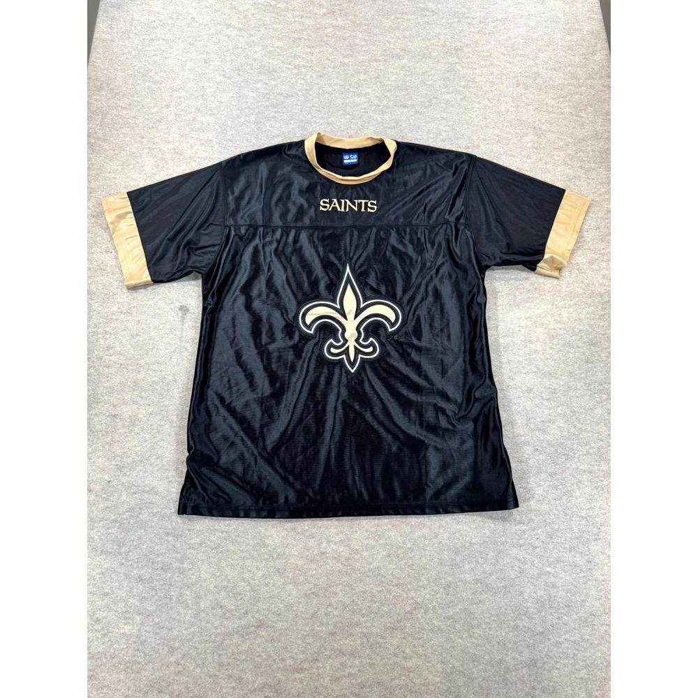 New Orleans Saints Jersey Mens Large Black Ultra Game Football NFL Sportswear